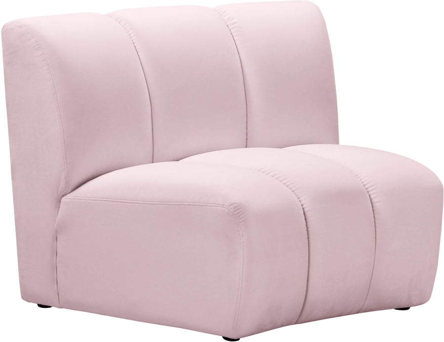 Infinity Velvet Upholstered Modular Chair