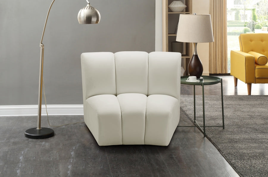 Infinity Velvet Upholstered Modular Chair