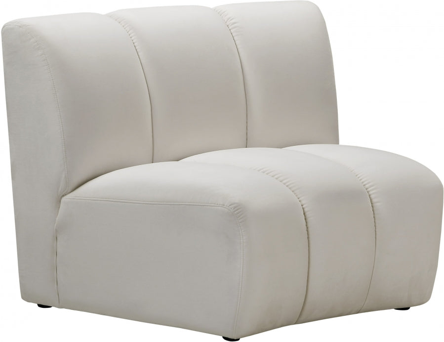 Infinity Velvet Upholstered Modular Chair