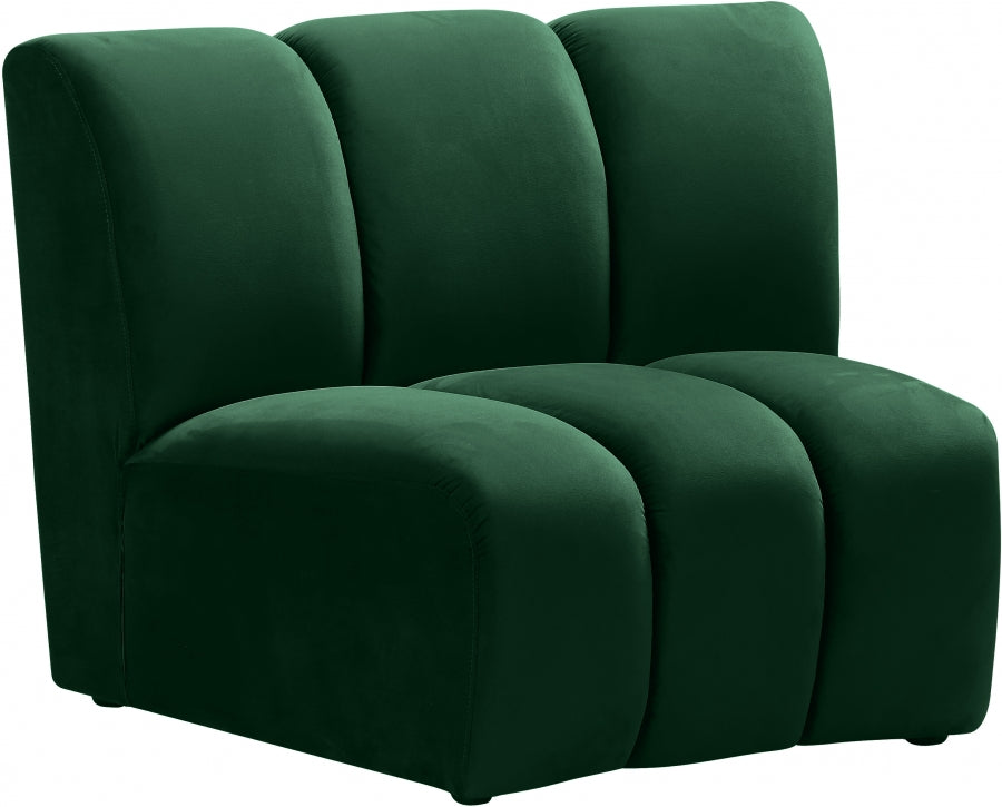 Infinity Velvet Upholstered Modular Chair