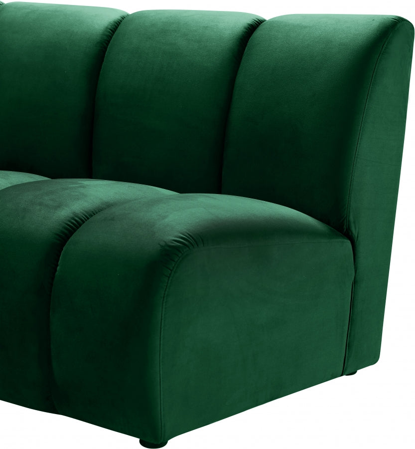 Infinity Velvet Upholstered Modular Chair