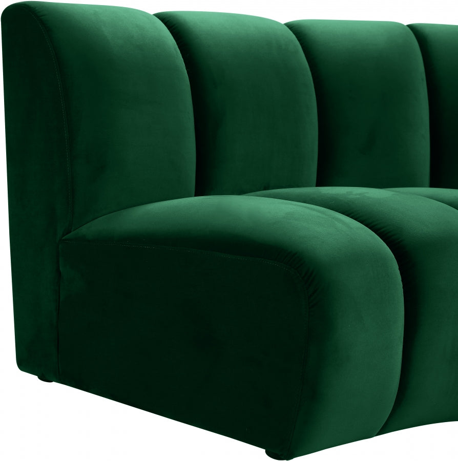 Infinity Velvet Upholstered Modular Chair
