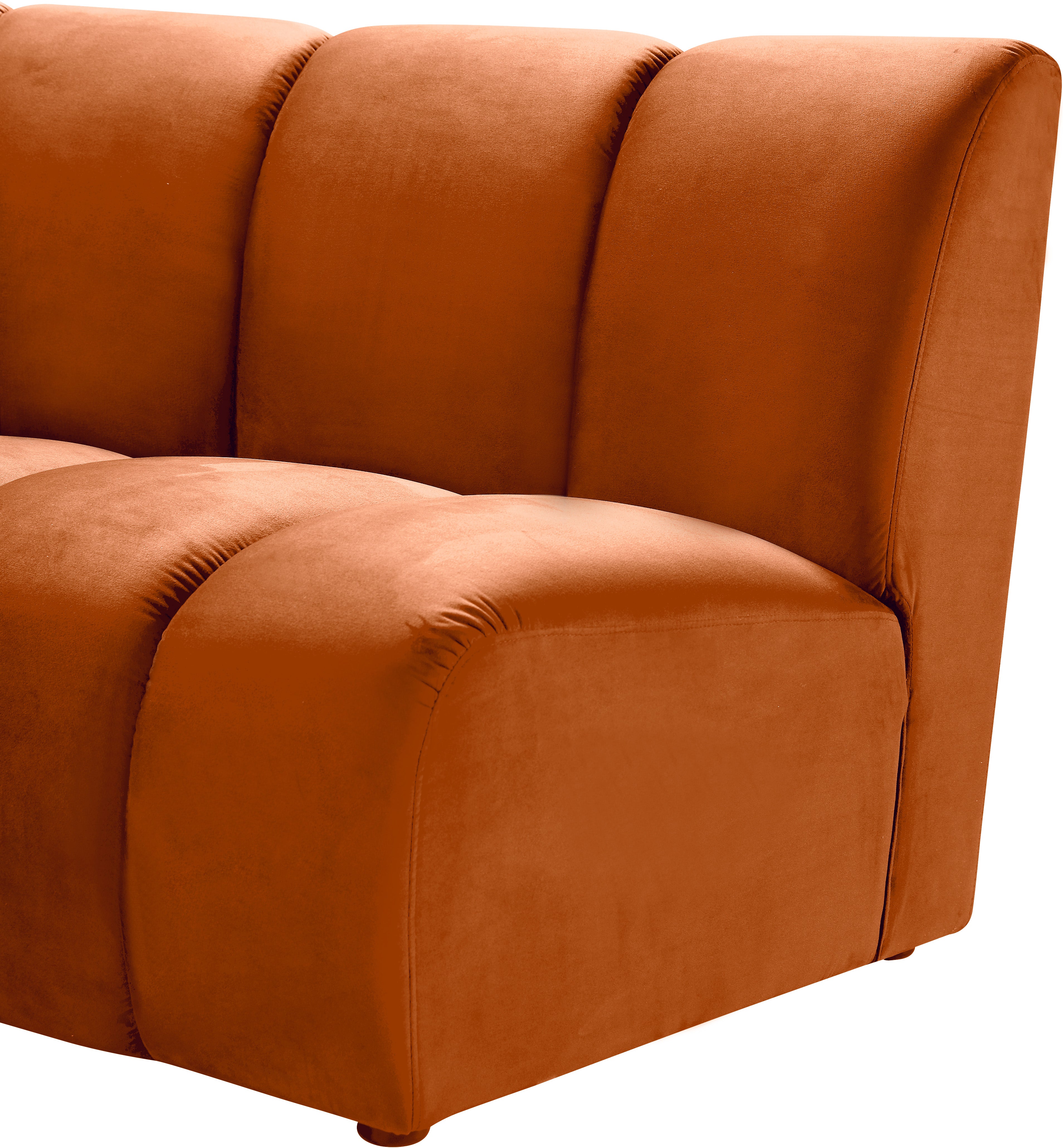 Infinity Velvet Upholstered Modular Chair