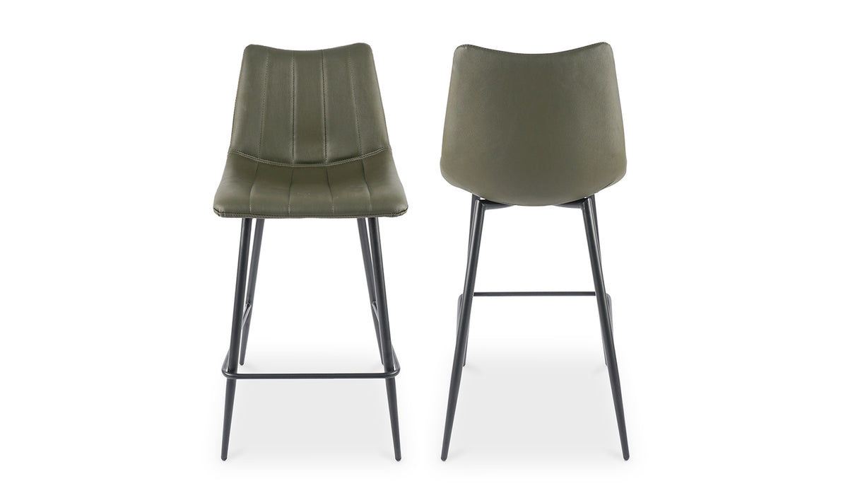 Alibi Counter Stool Matte Black -Set of Two