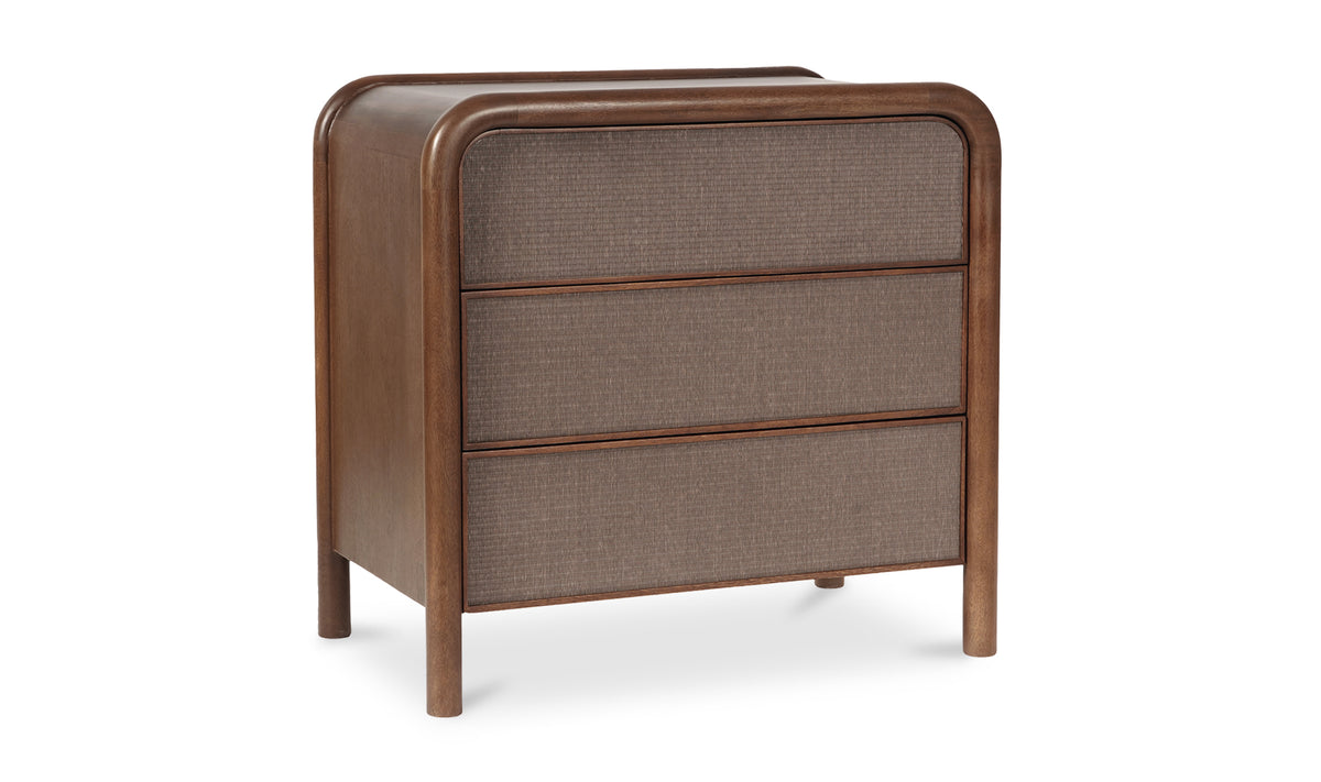 Rye 3 Drawer Nightstand