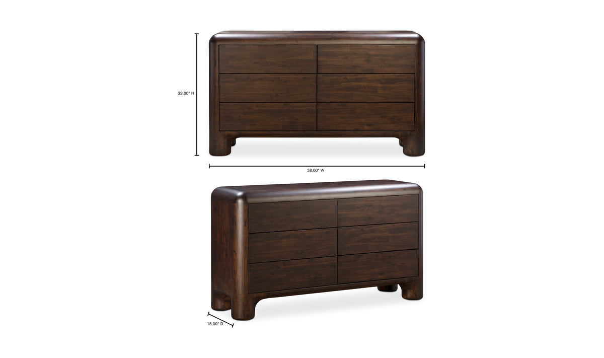 Rowan 6 Drawer Dresser