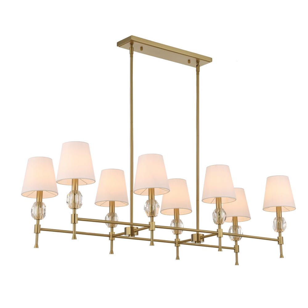 Arques 8 Lt Linear Chandelier