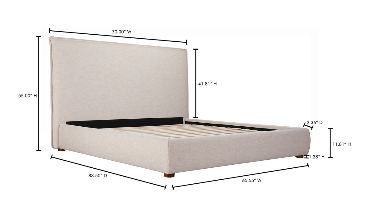 Luzon King Bed Tall Headboard