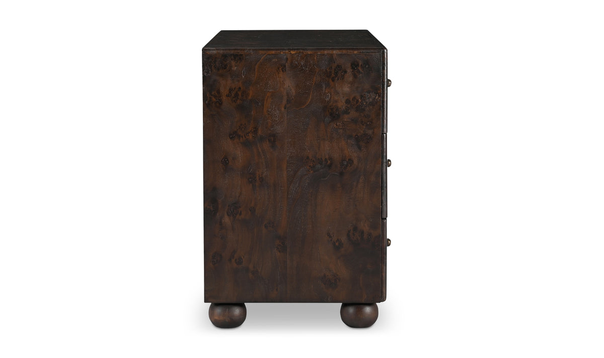 York 3 Drawer Nightstand