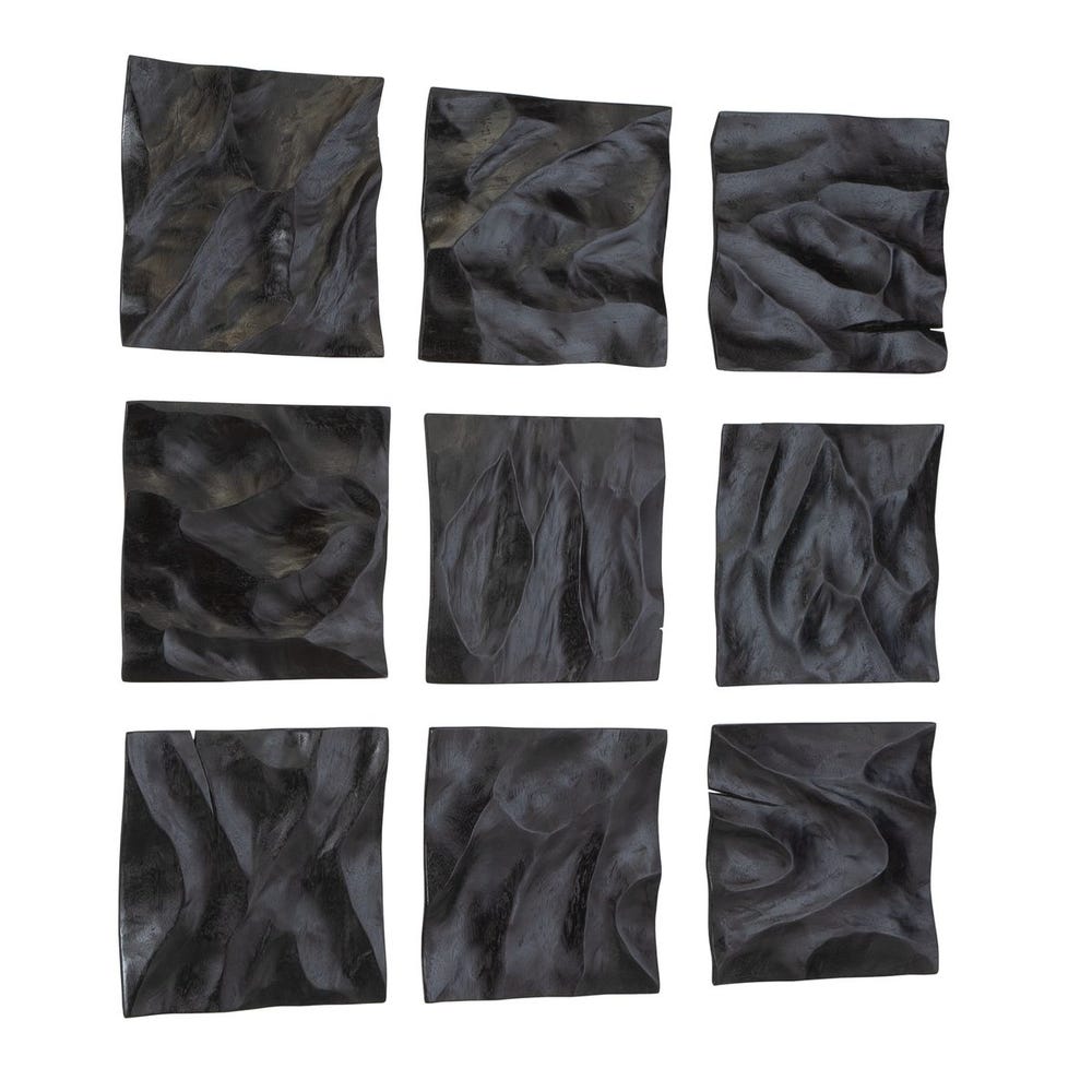 Malosi Wood Wall Decor, S/9