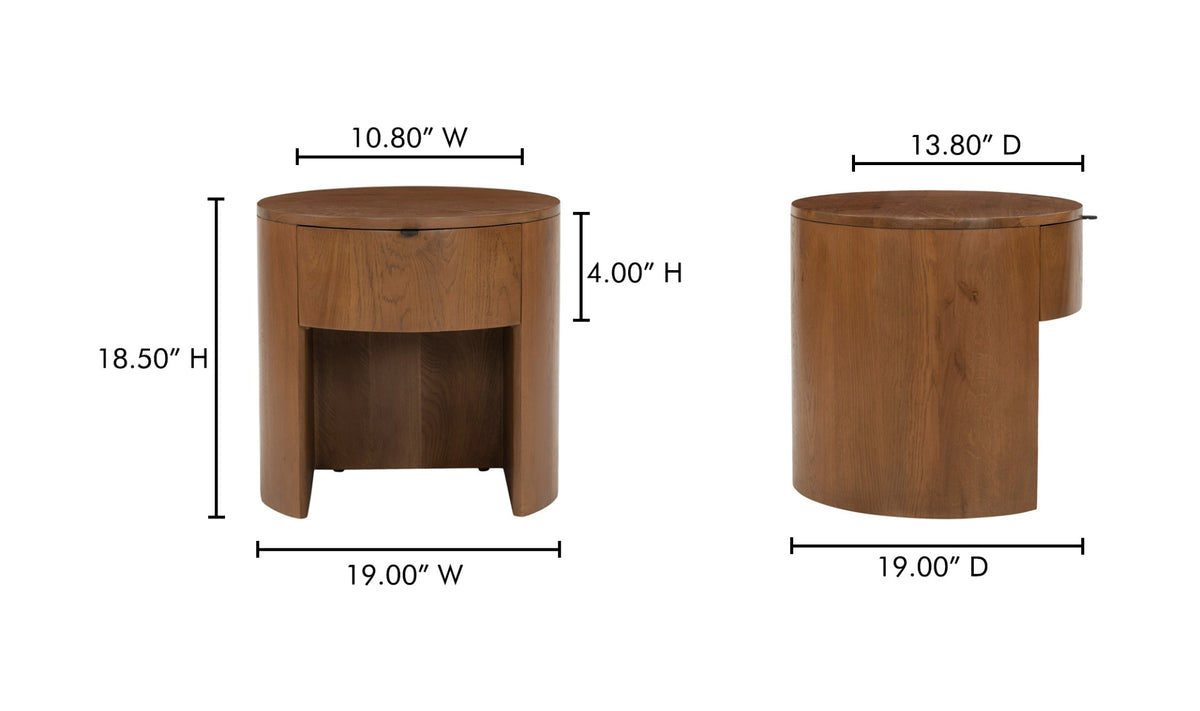 Theo 1 Drawer Nightstand