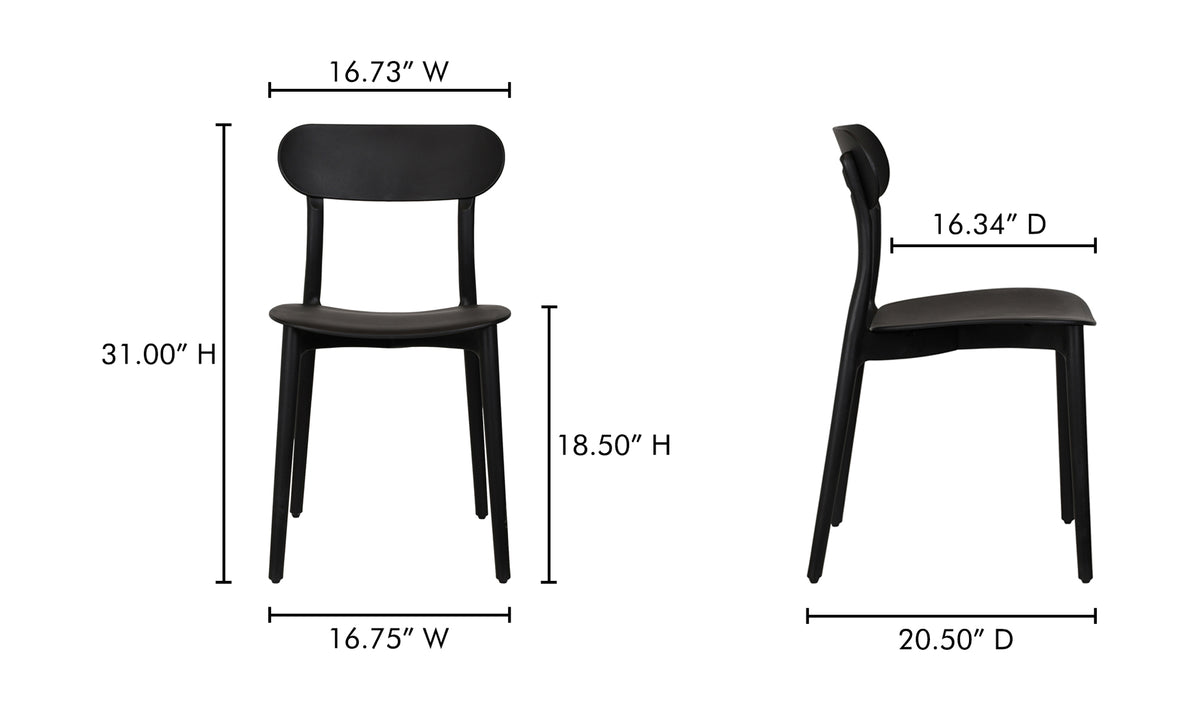Kent Outdoor Dining Chair Set of Two