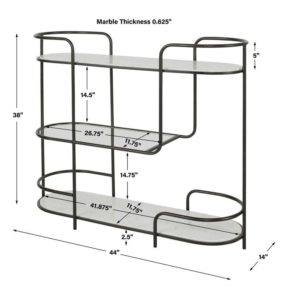 Trolley Bar Console, 2 Cartons