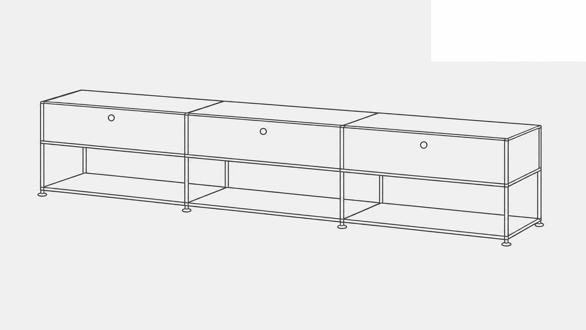 USM Haller Open Media Console