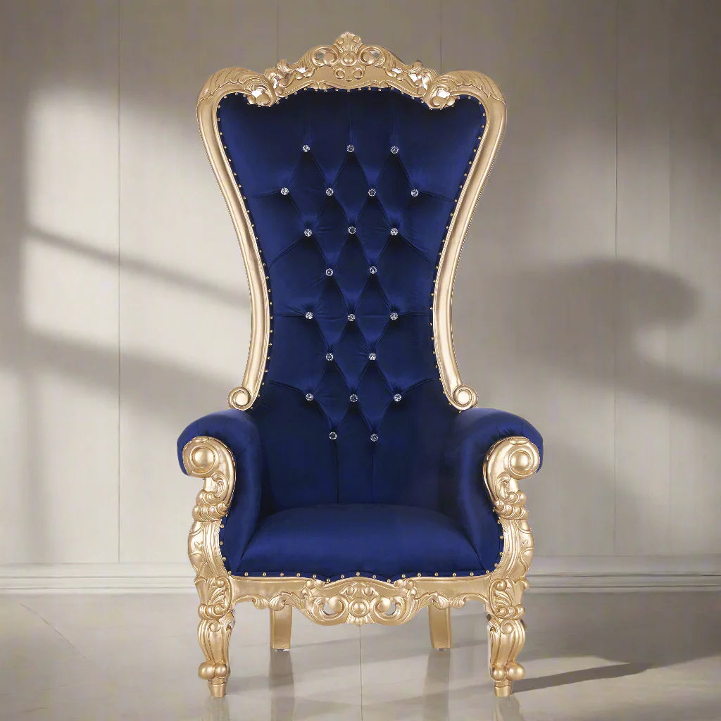 Chloe Throne Chair - Velvet