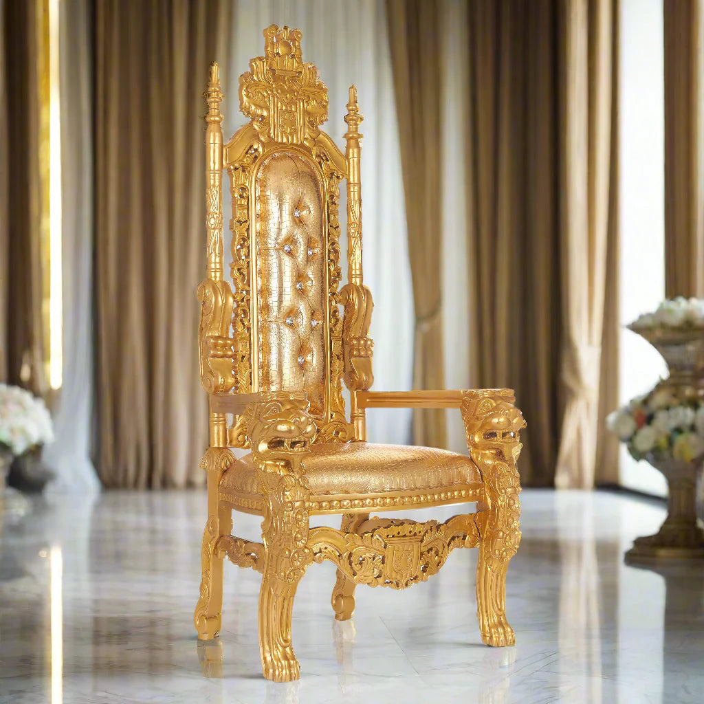 King David Lion Throne Chair - Vinyl
