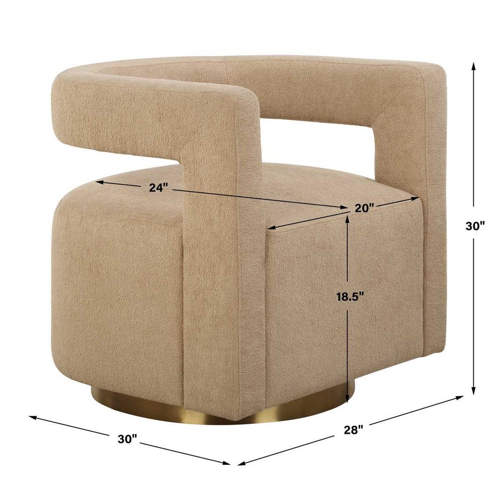 Grounded Swivel Chair