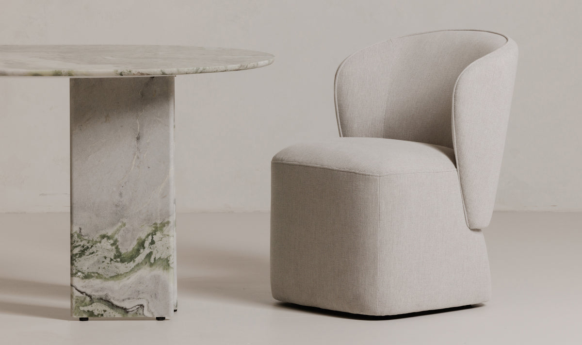 Larson Rolling Dining Chair