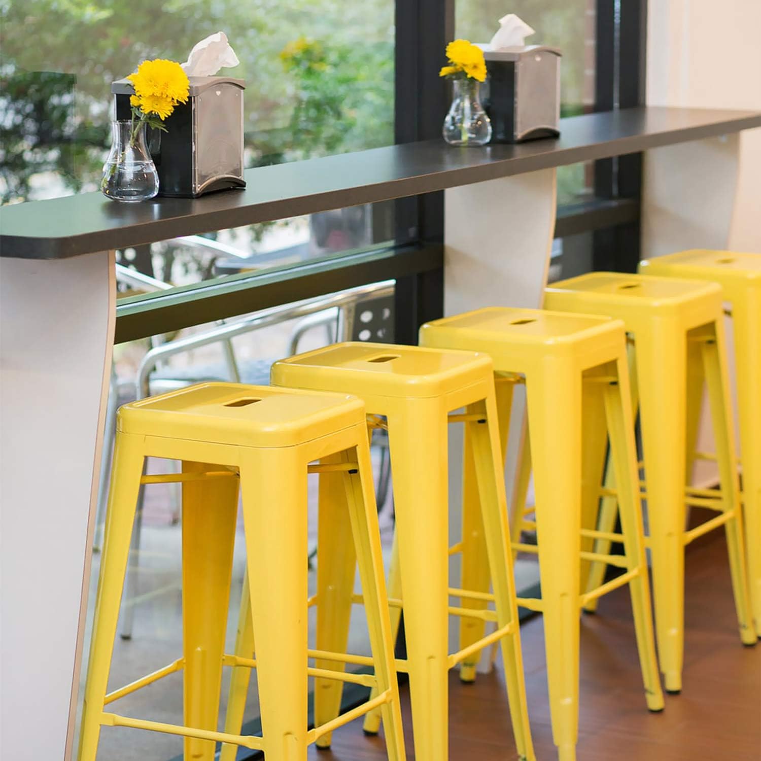 Tolix Backless Stool