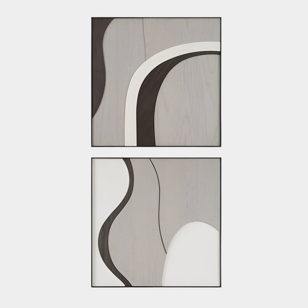 Joel Wood Wall Decor, S/2