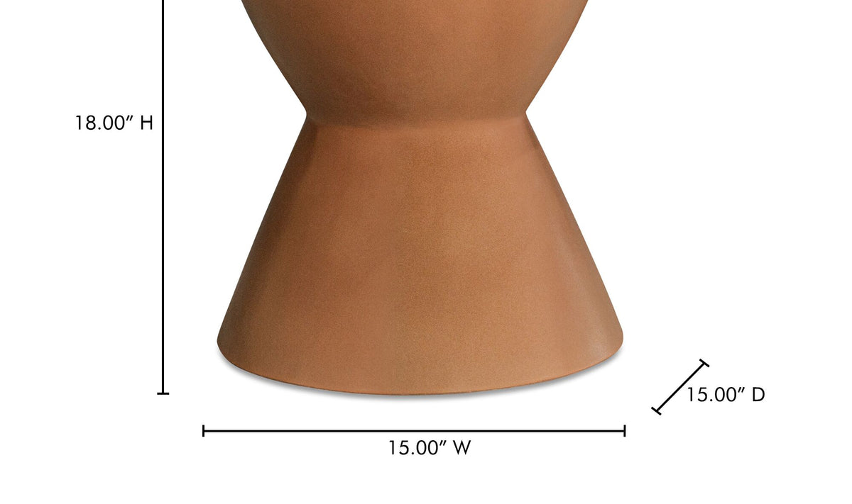 Hourglass Outdoor Stool