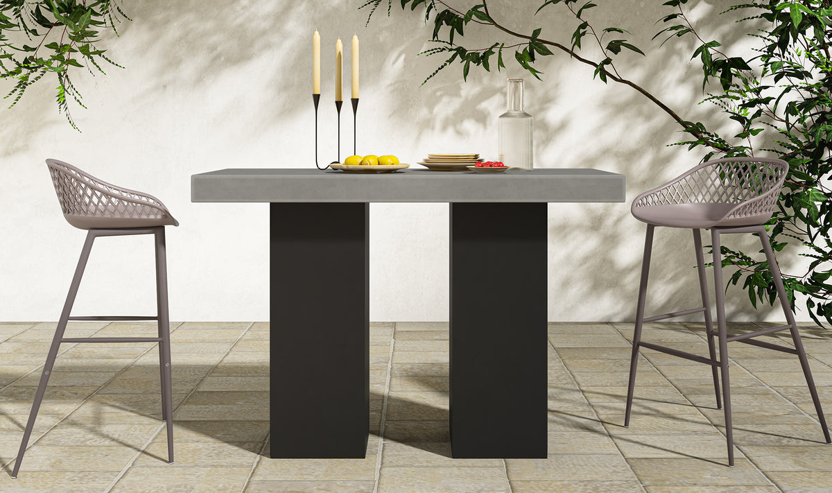 Piazza Outdoor Barstool Set of 2