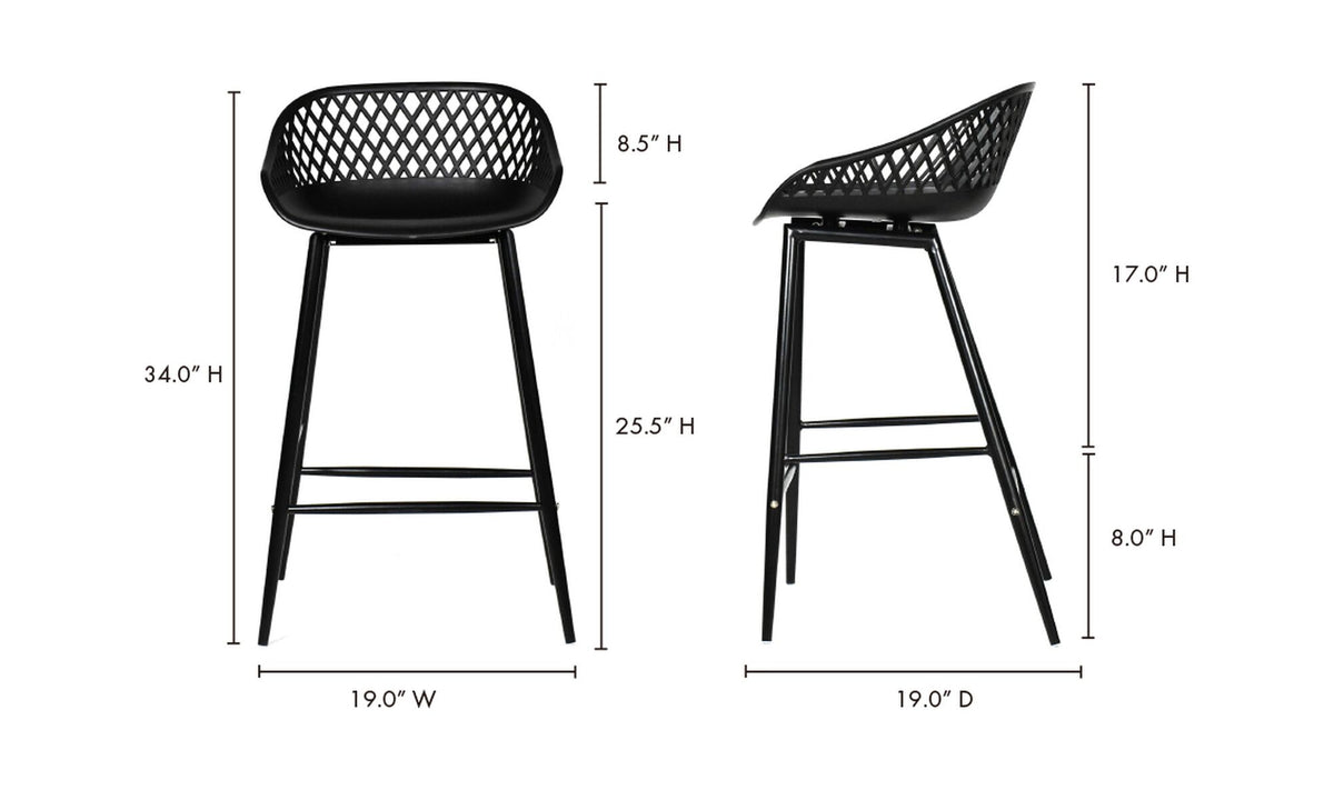 Piazza Outdoor Counter Stool Set of 2