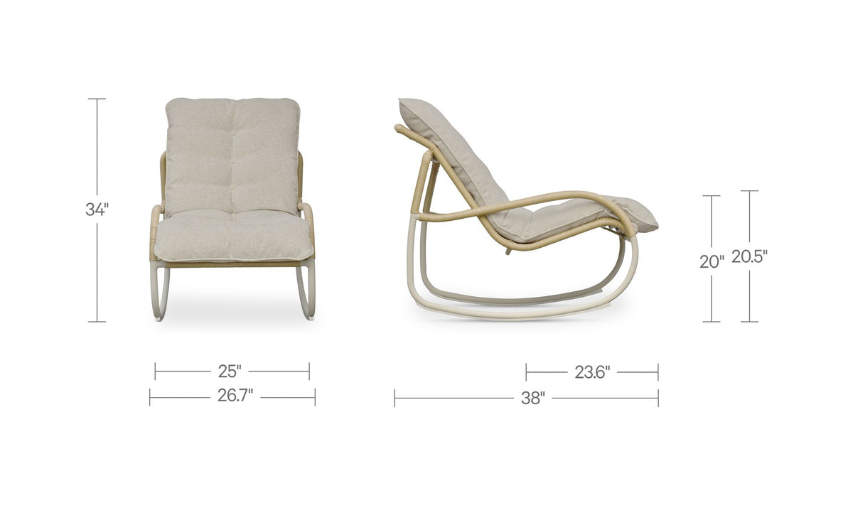 Lyra Outdoor Rocking Chair