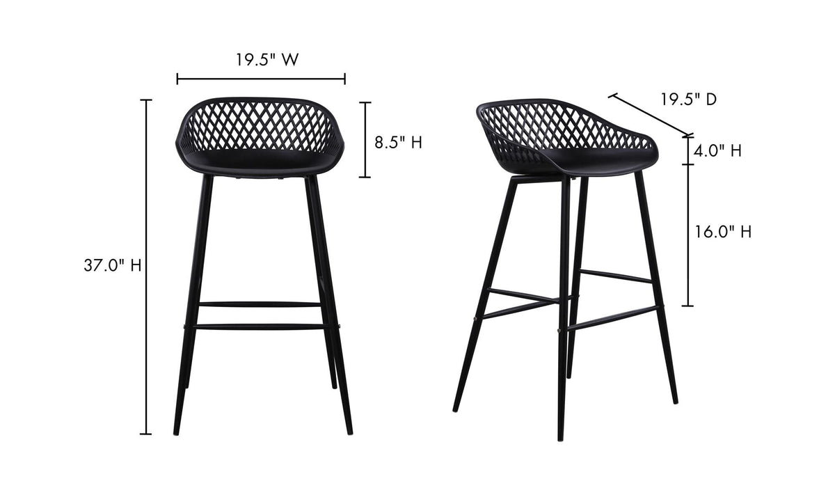 Piazza Outdoor Barstool Set of 2