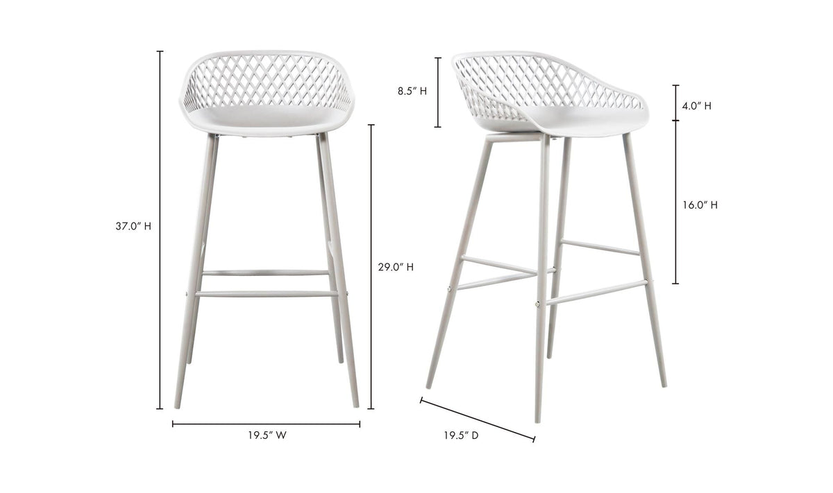 Piazza Outdoor Barstool Set of 2