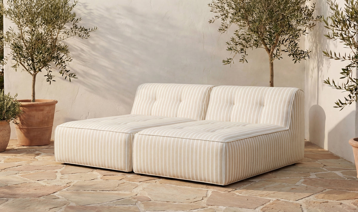Sunseeker 2 Piece Outdoor Sun Lounger