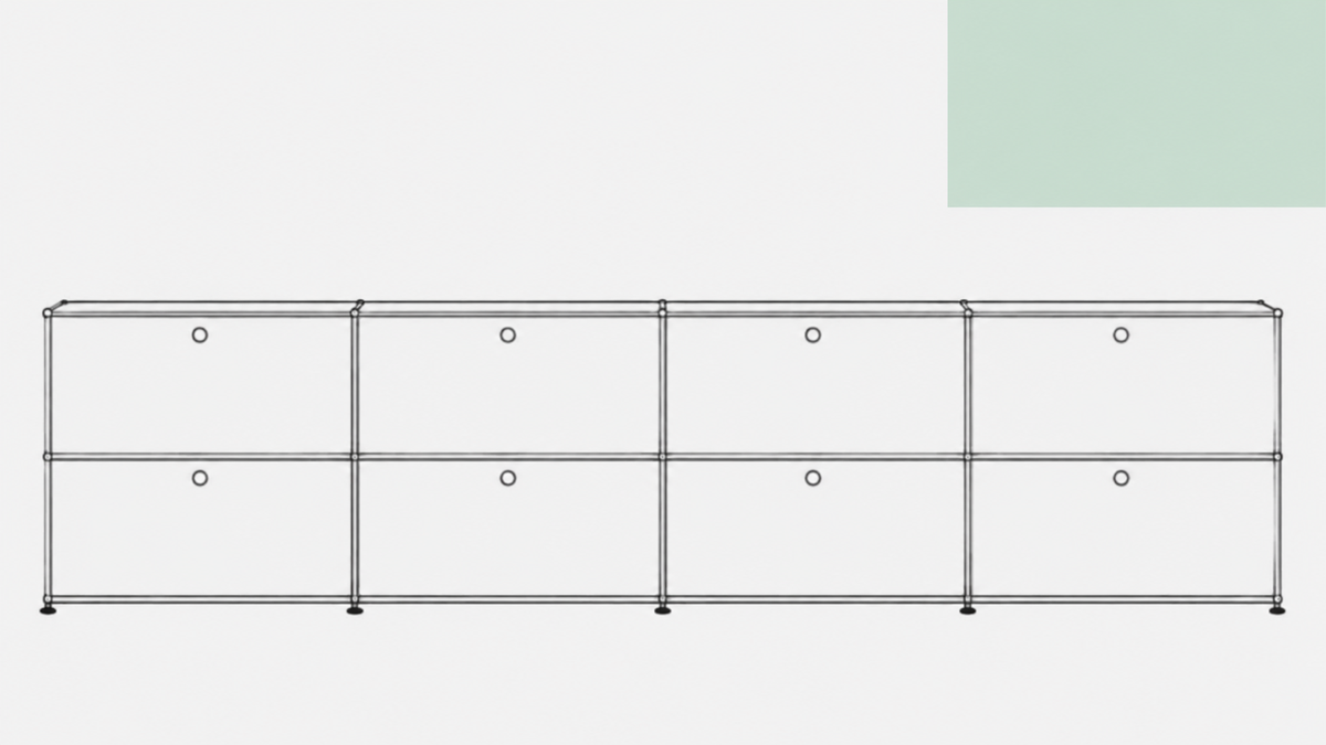USM Haller C1AF Bed Nightstand