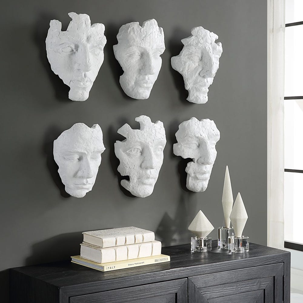 Self-Portrait Wall Decor, S/6