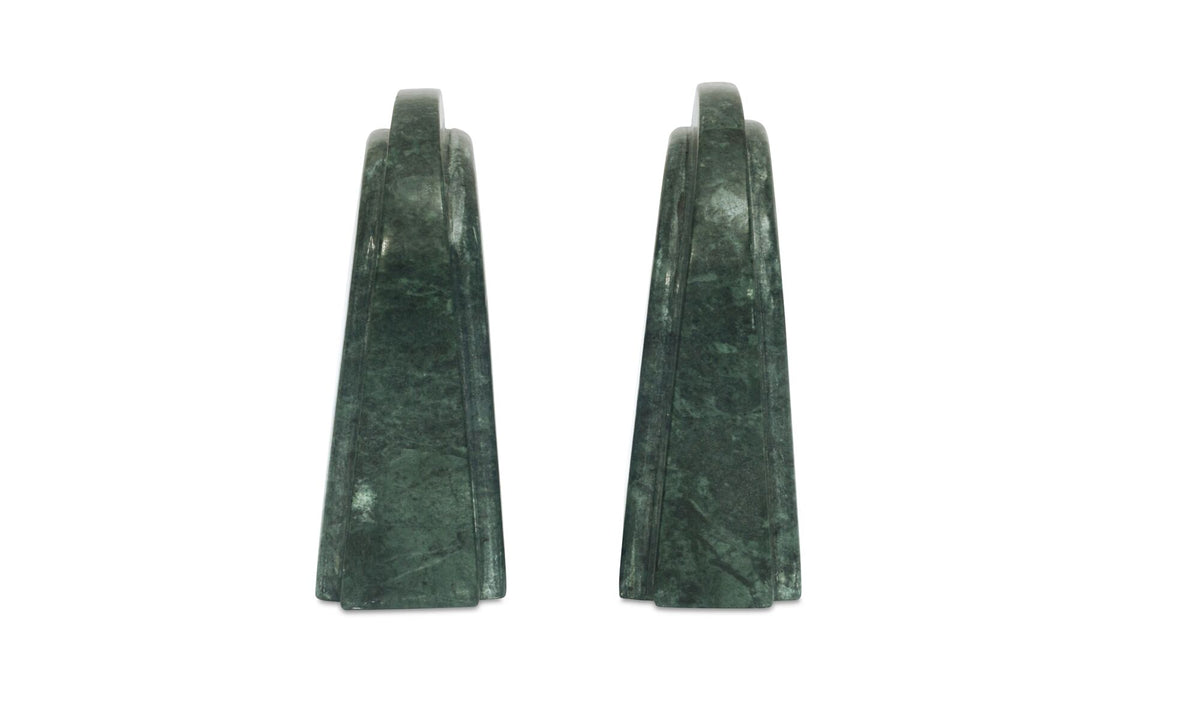 Zane Marble Bookends-Set of Two