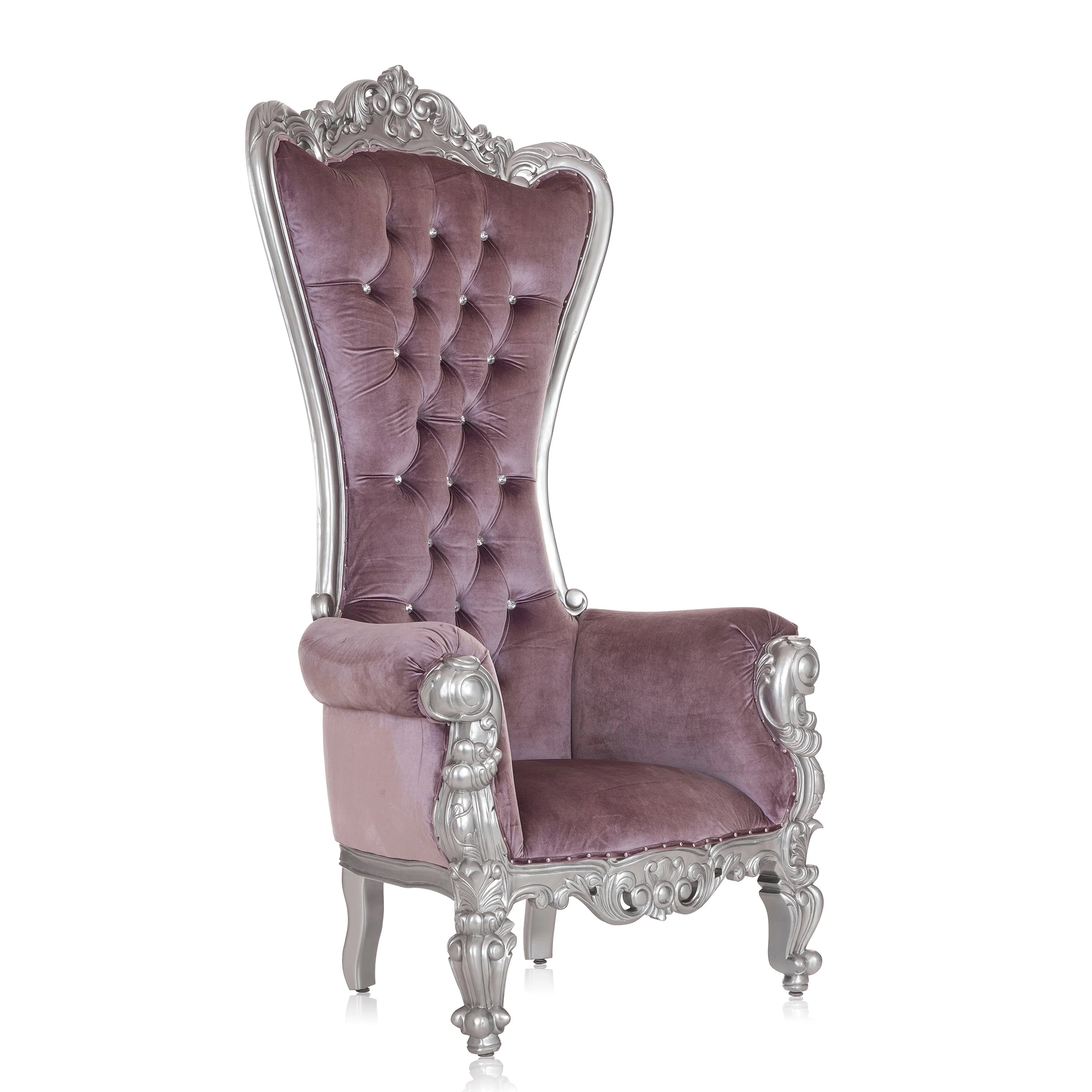Chloe Throne Chair - Velvet