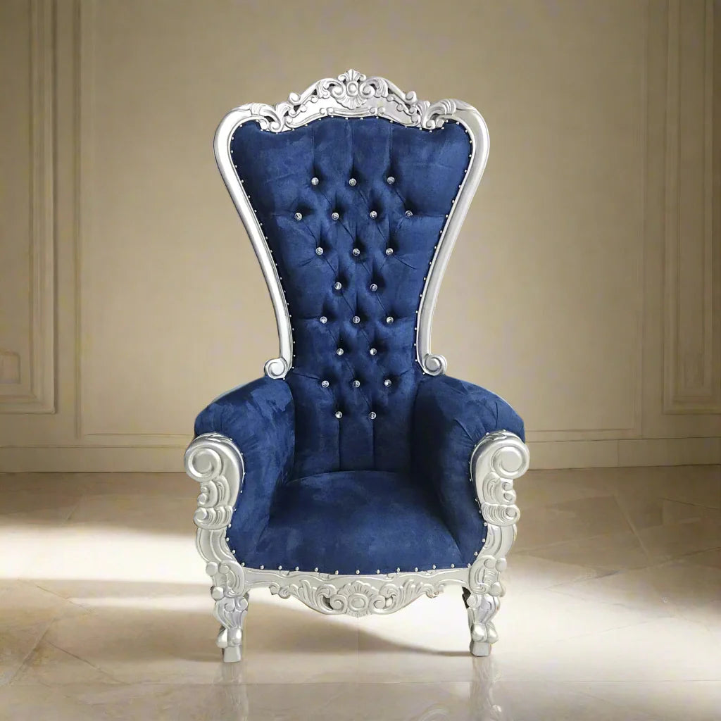 Queen Tiffany Throne Chair - Velvet
