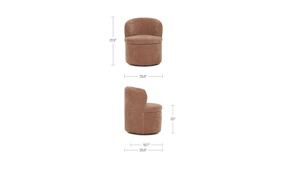 Dane Swivel Dining Chair