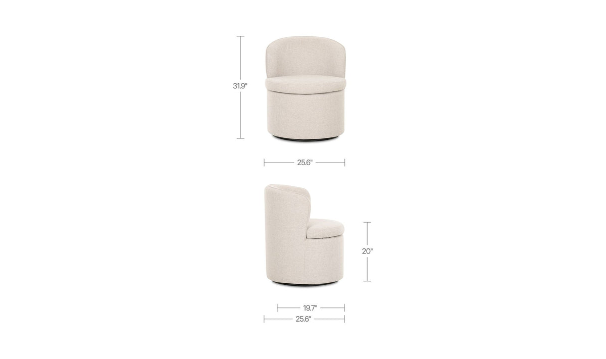 Dane Swivel Dining Chair