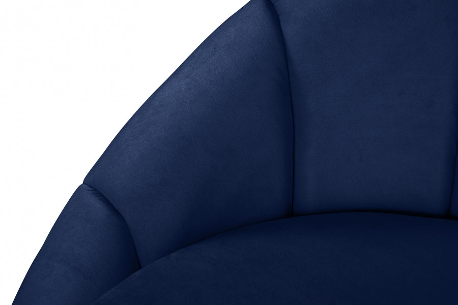 Fauteuil d'appoint rembourré en chenille Vivi