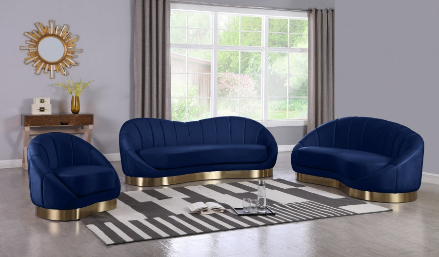 Fauteuil d'appoint rembourré en chenille Vivi