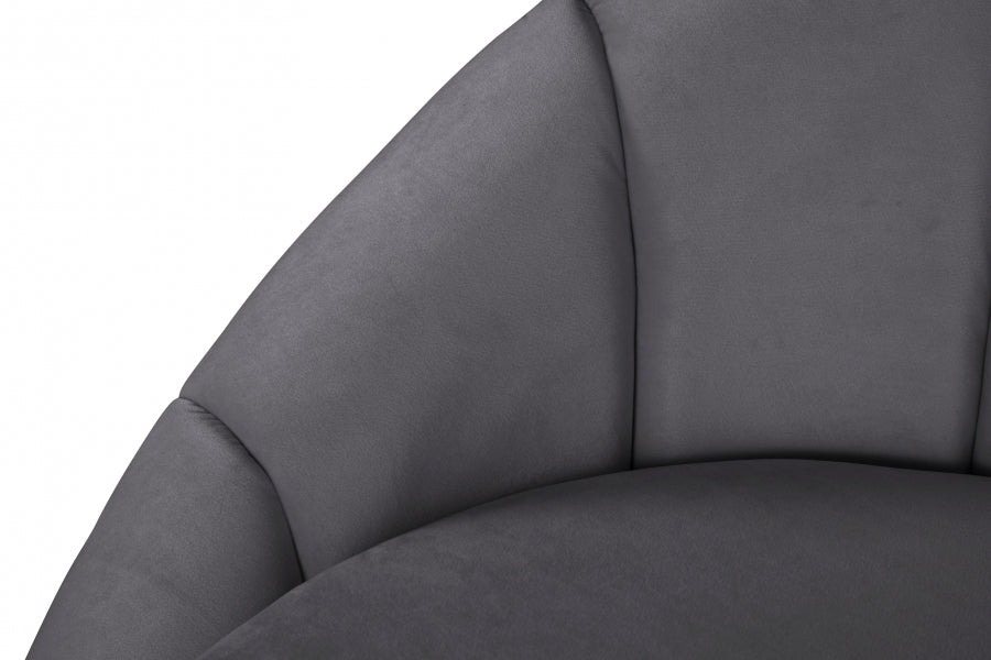 Fauteuil d'appoint rembourré en chenille Vivi