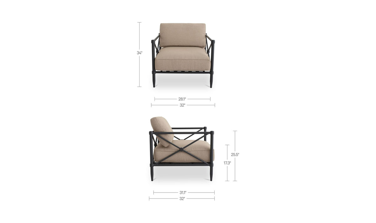 Willow Outdoor Accent Chair