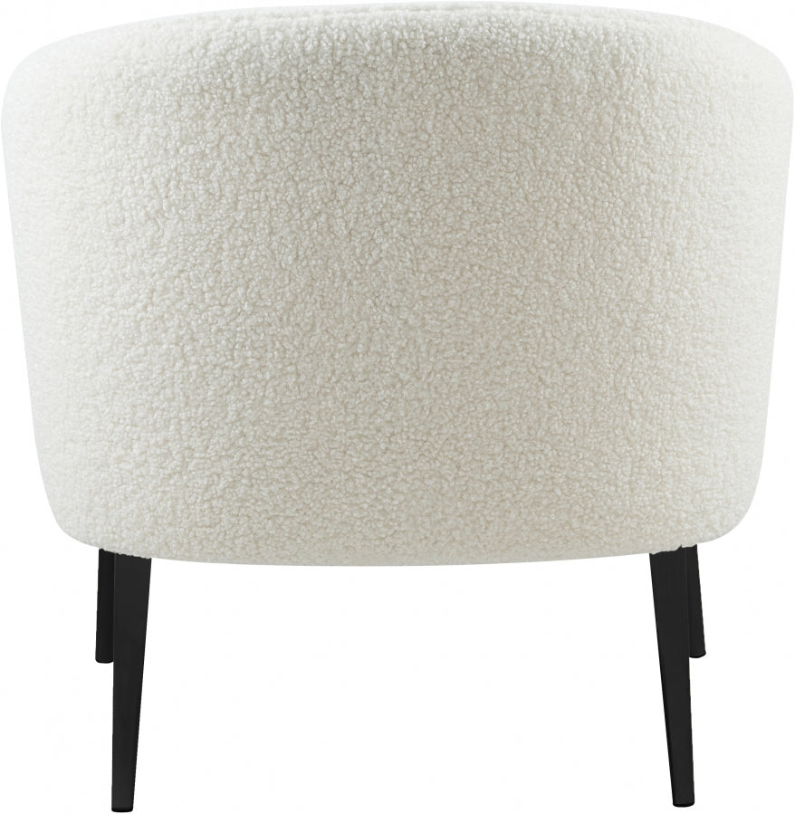 Fauteuil d'appoint rembourré en chenille Vivi