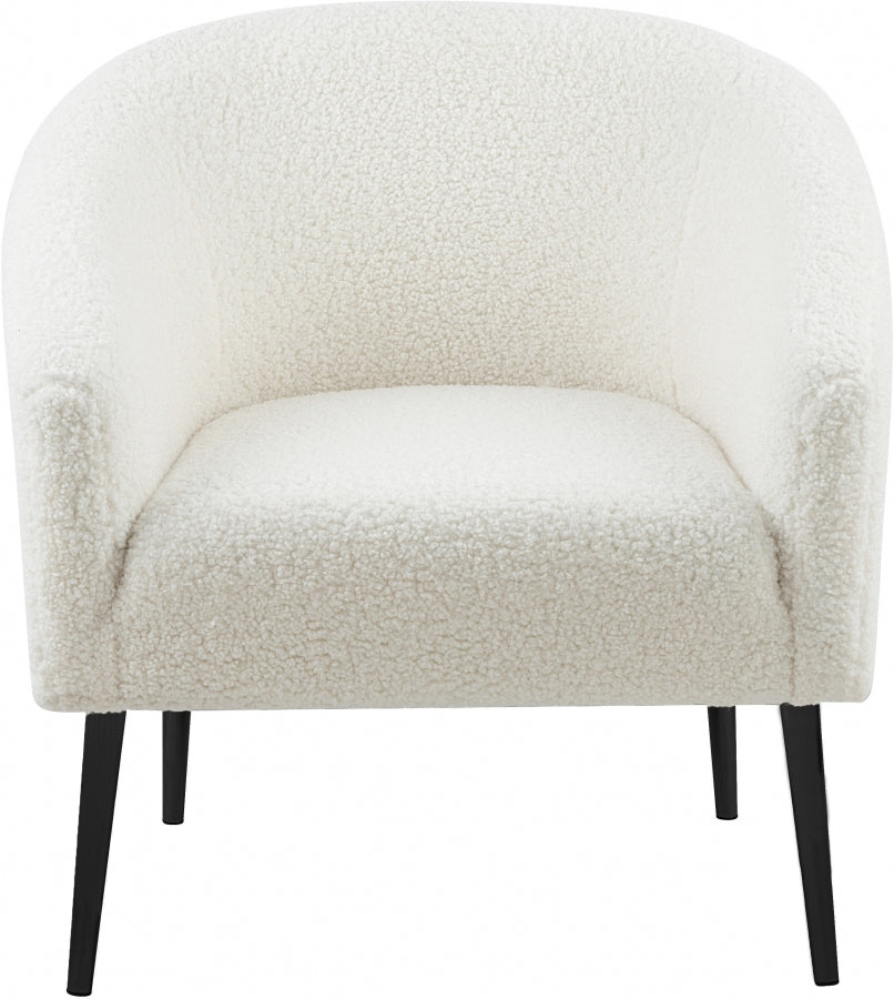 Fauteuil d'appoint rembourré en chenille Vivi