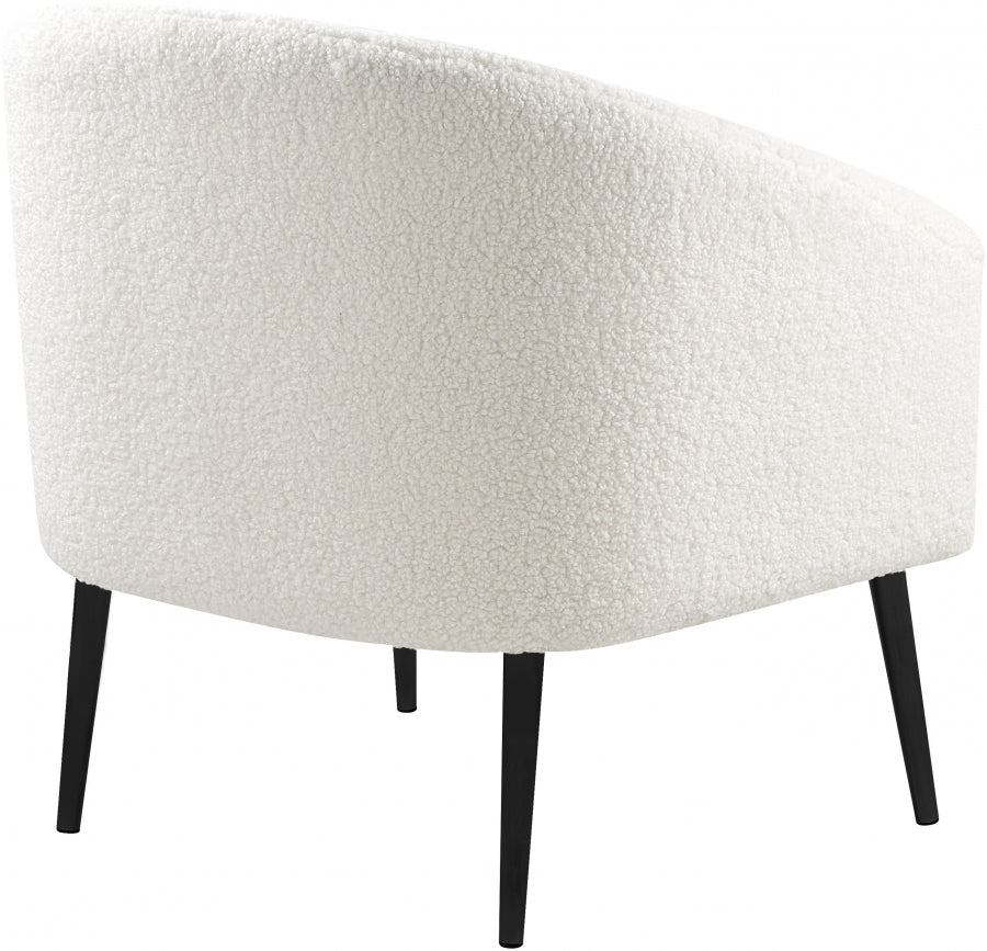 Fauteuil d'appoint rembourré en chenille Vivi