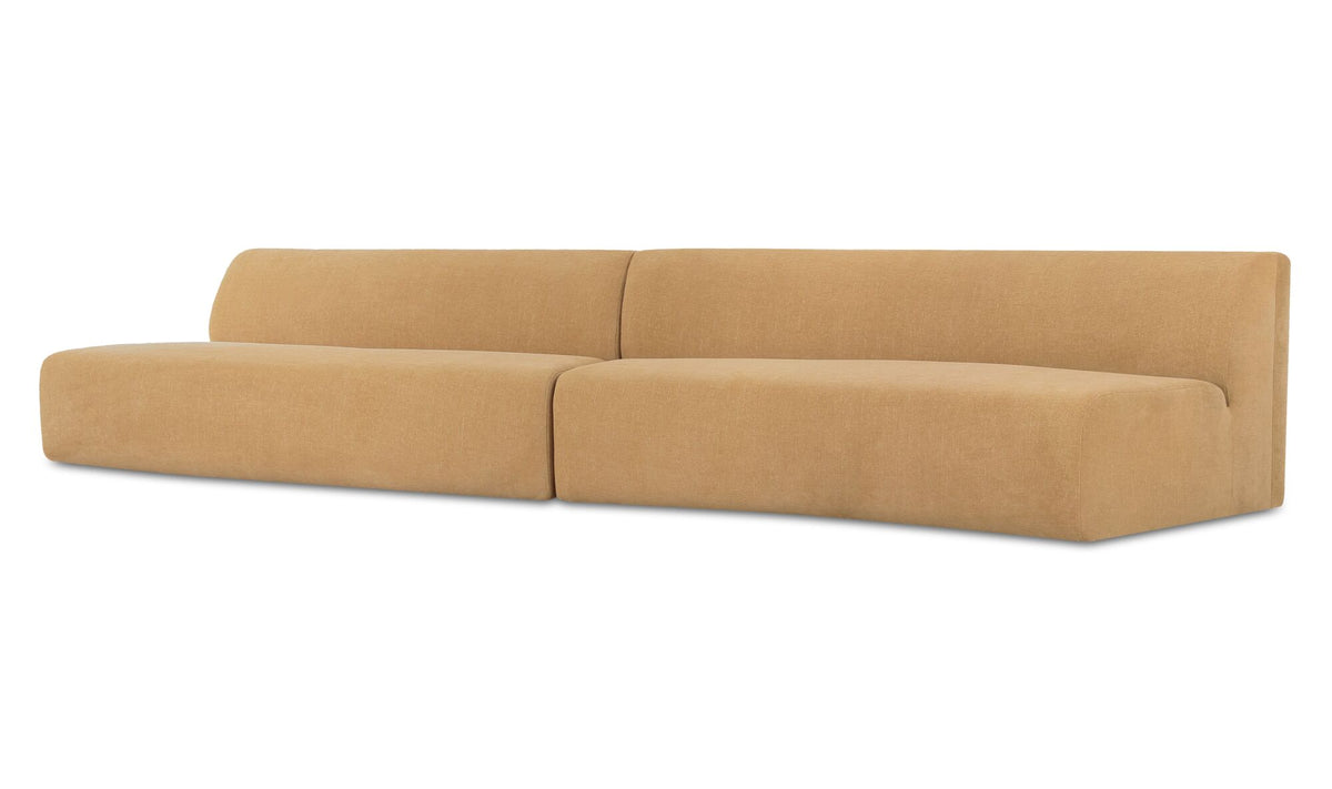 Naomi 2 Piece Wave Modular Sectional