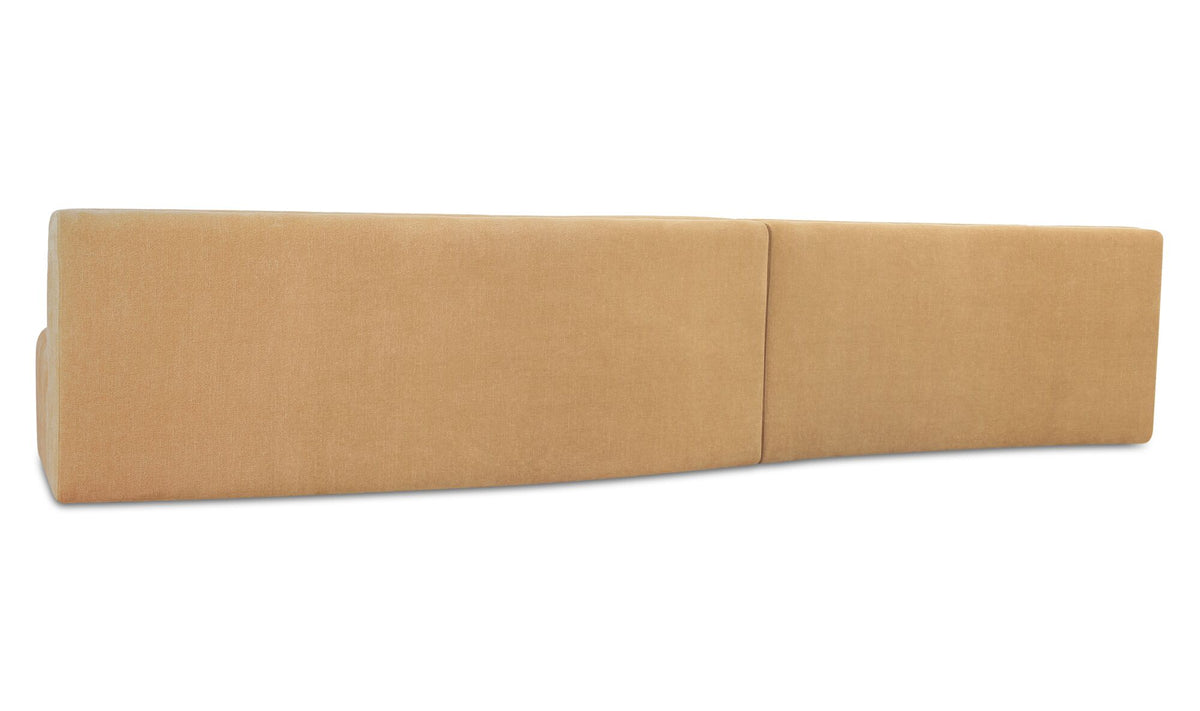 Naomi 2 Piece Wave Modular Sectional