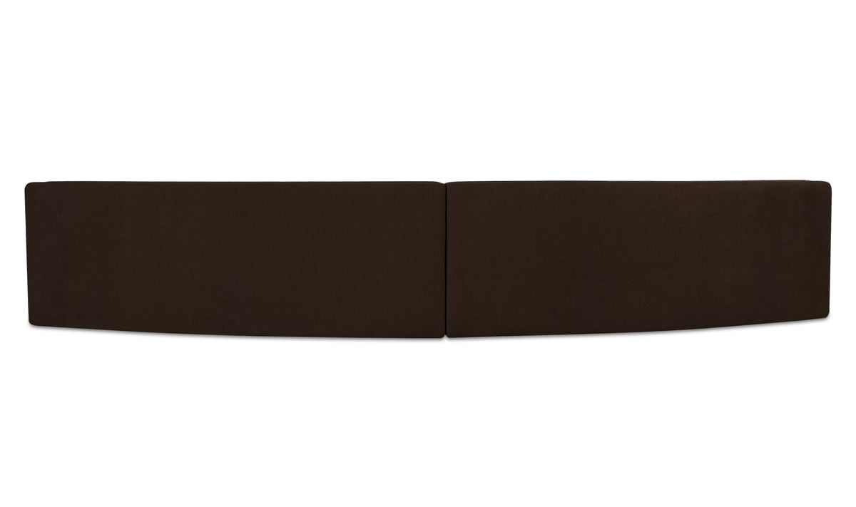 Naomi 2 Piece Concave Modular Sectional