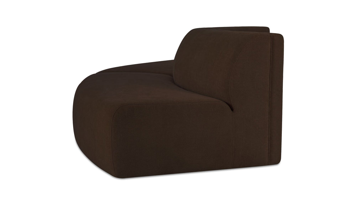Naomi 2 Piece Convex Modular Sectional