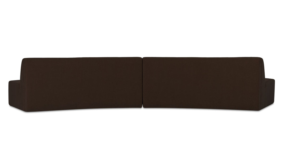 Naomi 2 Piece Convex Modular Sectional